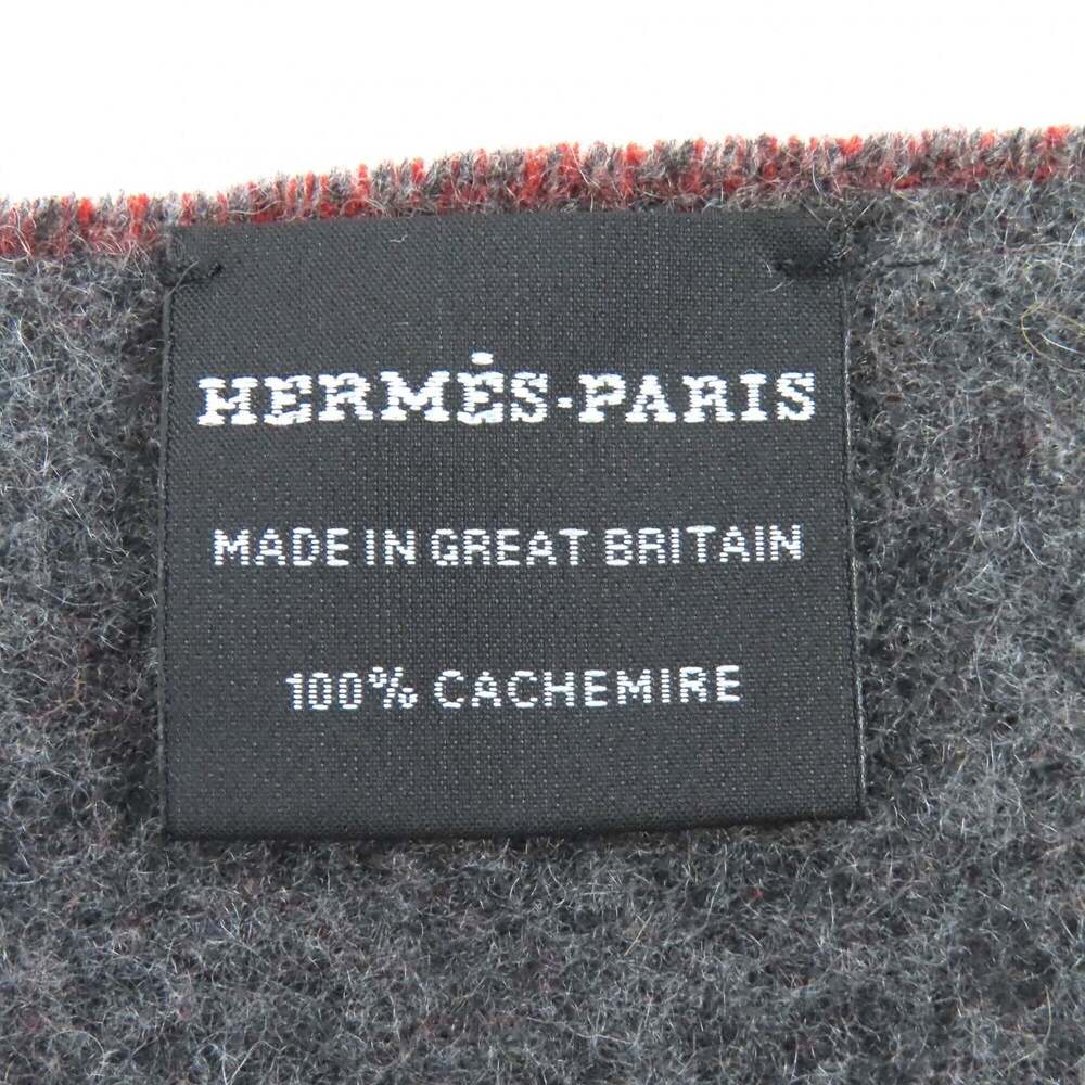 HERMES Authentic Brown Scarf - Picture 8 of 9